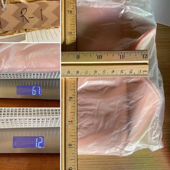 Cosmetics Makeup Organizer Bag with Handle Pink Large Capacity Perfect for Trave - Picture 12 of 12